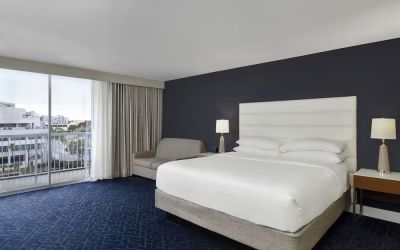 Bright and spacious day use room at Hotel Tampa Riverwalk.