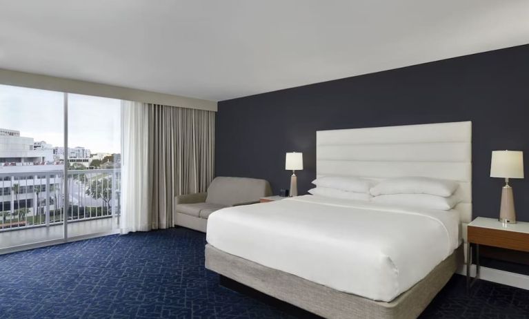 Bright and spacious day use room at Hotel Tampa Riverwalk.