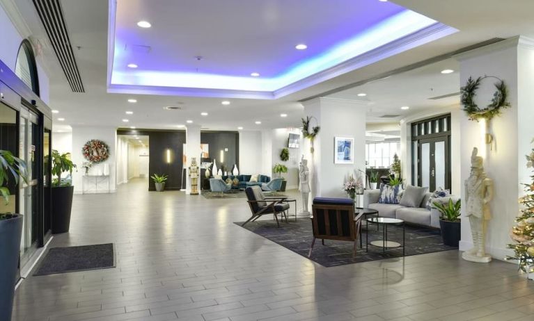 Lobby area at Hotel Tampa Riverwalk.