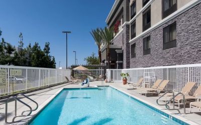 Refreshing outdoor pool at Hampton Inn Los Angeles-Orange County-Cypress.