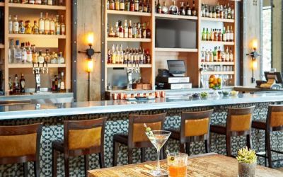 Cozy hotel bar at The Citizen Hotel, Autograph Collection.