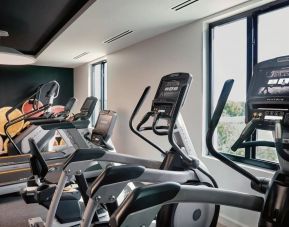 Well equipped fitness center at Fairfield Inn & Suites By Marriott Kenosha Pleasant Prairie.