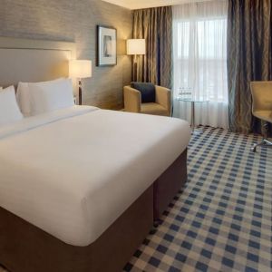 Bright and spacious day use room with lounge area at DoubleTree By Hilton Newcastle International Airport.