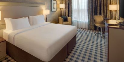 Bright and spacious day use room with lounge area at DoubleTree By Hilton Newcastle International Airport.