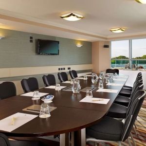 Professional meeting room at DoubleTree By Hilton Newcastle International Airport.