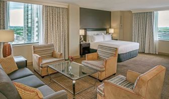Day use suite with lounge area at Hilton Minneapolis.