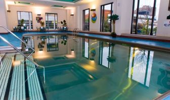 Indoor heated pool at Hilton Minneapolis.