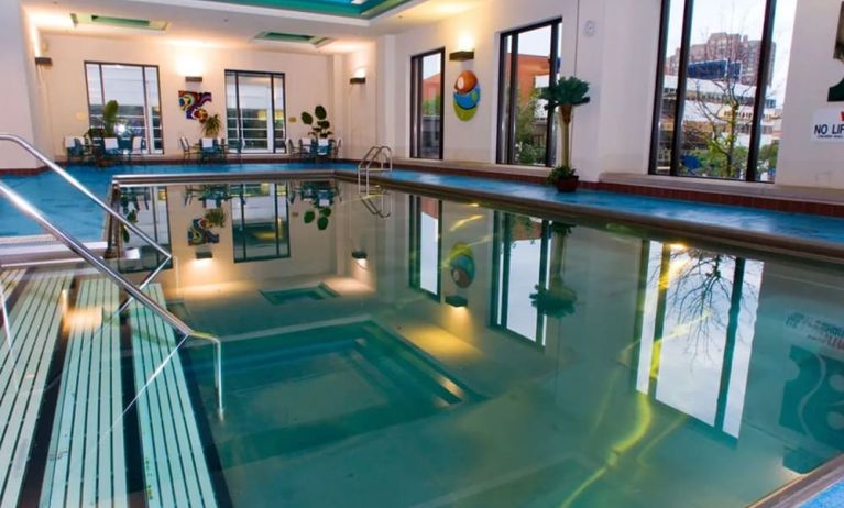 Indoor heated pool at Hilton Minneapolis.