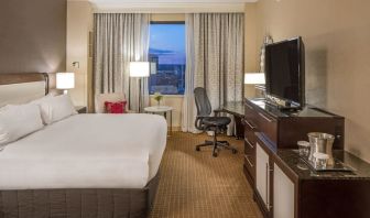 Day use room with work desk at Hilton Minneapolis.