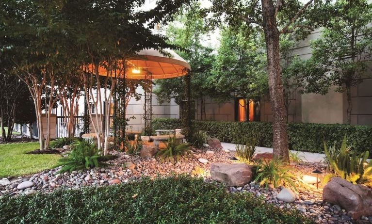 Beautiful patio at Hilton Garden Inn Houston NW/Willowbrook.