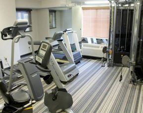 Sonesta Simply Suites Nashville Brentwood’s fitness center provides an array of different exercise machinery for guests.