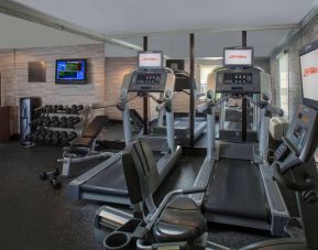 Sonesta Select Boston Lowell Chelmsford’s fitness center is equipped with exercise machines including treadmills, in addition to free weights.