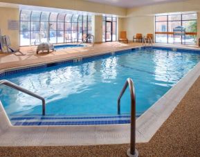 Sonesta Select Boston Milford’s indoor pool includes a lift and had a nearby hot tub.