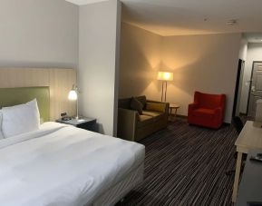 Spacious king room with private bathroom at Country Inn & Suites By Radisson, Chicago O'Hare South.