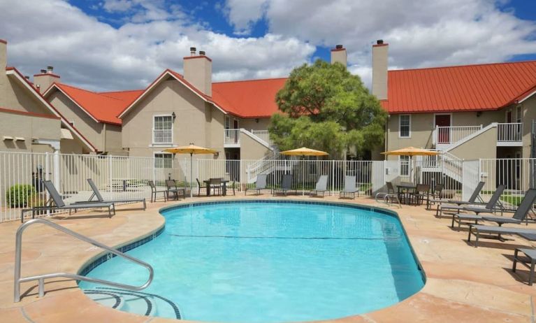 Relaxing outdoor pool at Sonesta ES Suites Albuquerque.