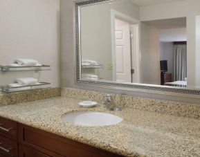 Private guest bathroom at Sonesta ES Suites Albuquerque.