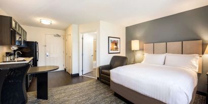 Day use room with TV at Sonesta Simply Suites Detroit Warren.