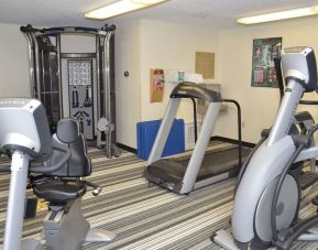 Fitness center at Sonesta Simply Suites Detroit Warren.