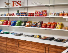 The Shoppe stocks plenty of snacks to satisfy the sweet tooth of guests.