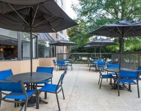 Outdoor terrace at Sonesta Atlanta Northwest Galleria.