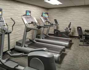 Fitness center at Sonesta Select Milwaukee Brookfield.