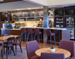 Coworking space and bar at Sonesta Select Minneapolis Eden Prairie.