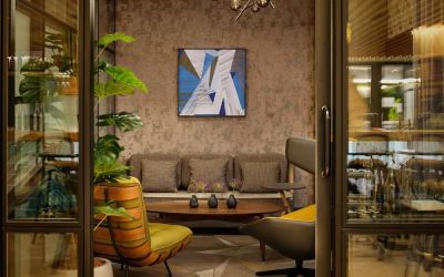 Meeting and coworking space at Sheraton Amsterdam Airport Hotel And Conference Center.