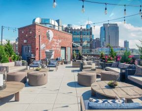 Rooftop bar at Arlo SoHo.
