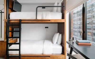 Bunk bed available at Arlo Soho. 