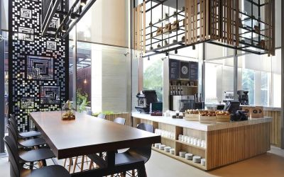 Breakfast available at Fraser Residence Menteng Jakarta.