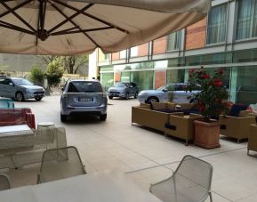 Parking available at DoubleTree By Hilton Milan.