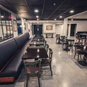 Dining hall at EnVision Hotel Miami International Airport.