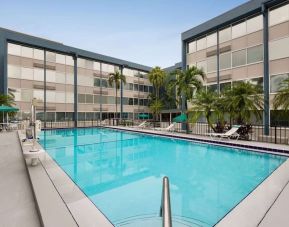 Beautiful outdoor pool at Days Inn Miami International Airport,