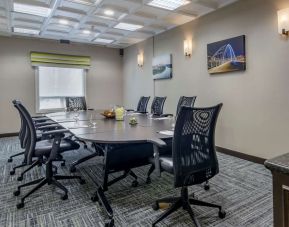 Meeting room at Hampton Inn & Suites By Hilton Edmonton/West.