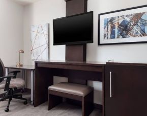 Day use room with TV and work station at Fairfield Inn & Suites By Marriott New York Staten Island.