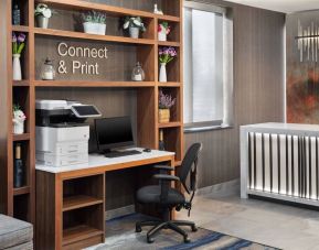 Business center at Fairfield Inn & Suites By Marriott New York Staten Island.