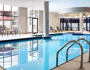 Indoor pool at Four Points By Sheraton Mississauga Meadowvale.