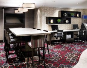 Business center with PC, internet, and printer at Four Points By Sheraton Mississauga Meadowvale.