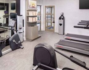 Fitness center available at Hilton Garden Inn Washington DC Downtown.