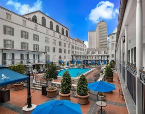 Pool area at Royal Sonesta New Orleans.