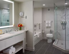 Guest bathroom at Royal Sonesta New Orleans.