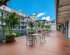 Rooftop terrace at Royal Sonesta New Orleans.