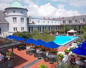 Stunning pool area at Royal Sonesta New Orleans.