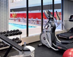 Fitness center at Sonesta Philadelphia Rittenhouse Square.