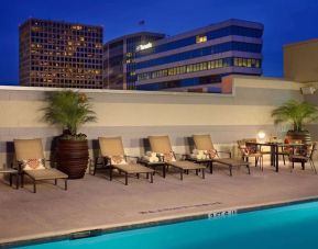 Stunning outdoor pool at Royal Sonesta Houston Galleria.