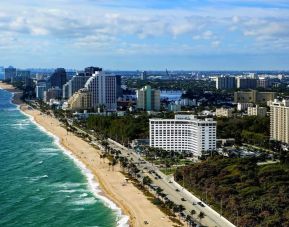 Hotel with an ocean view at Sonesta Fort Lauderdale Beach.