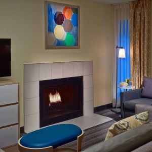 Fire place at Sonesta ES Suites Tucson.