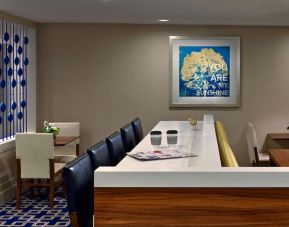 Cozy bar and coworking space at Sonesta ES Suites Cincinnati - Blue Ash.