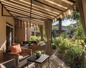 Day room with terrace at Sonesta Suites Scottsdale Gainey Ranch.