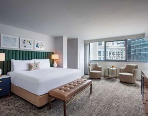 Day use room with natural light at Royal Sonesta Chicago Downtown. 